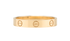 Cartier Small Love Ring, &pound;950, Jewellery, Gold, Yellow Gold, Bottom view