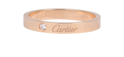 Cartier C De Cartier Wedding Band Ring, 18KGold, RoseGold, SzT, B/CRT, 3*