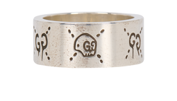 Gucci Ghost 9mm Ring, 925 Silver, Silver, B/DB, 3*