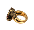 Gucci Double Tiger Head Ring, &pound;150, Jewellery, Gold, Brass, Bottom view