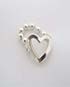 Toggle Heart Ring, front view
