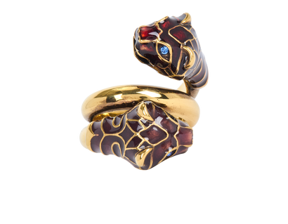 Gucci Tiger Snake Ring 10, front view