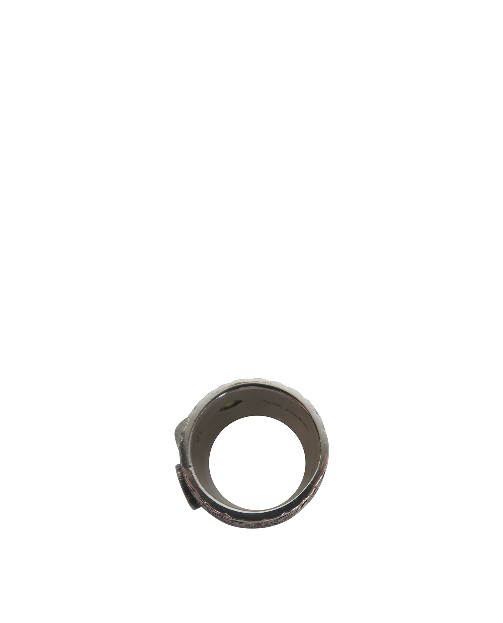 Gucci Feline Head Ring, &pound;120, Jewellery, Silver, Sterling Silver, Inside view