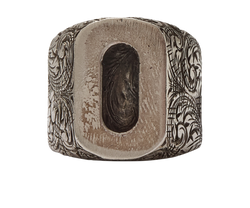 Gucci Initial Ring O, Silver925, Sz S, DB/B, 3*