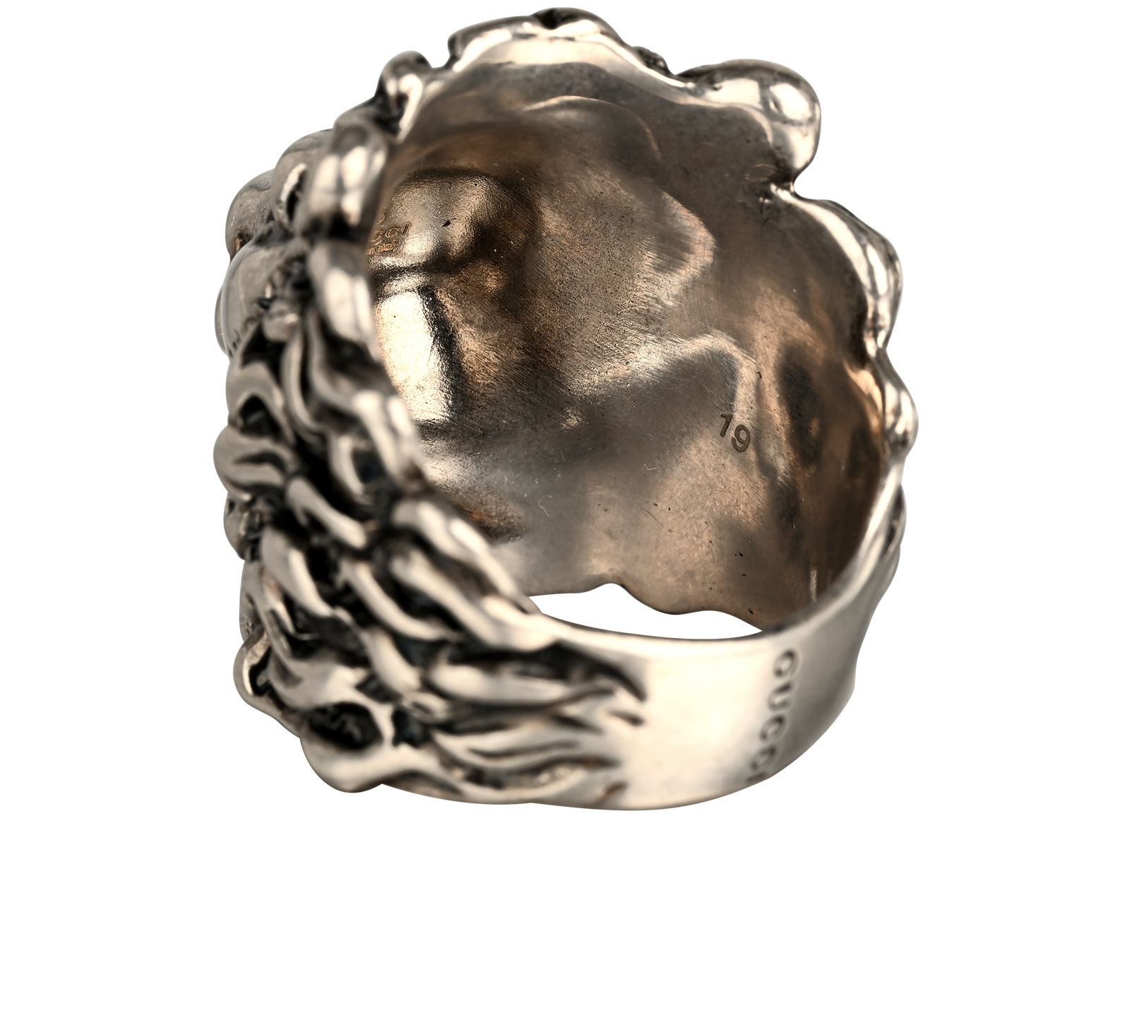 Gucci Lion Ring, &pound;130, Jewellery, Silver, Brass, Other view