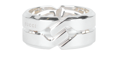 Gucci Infinity Link Knot Ring, front view