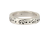Gucci GG Band Ring, £80, Jewellery, Silver, Sterling Silver, Back view