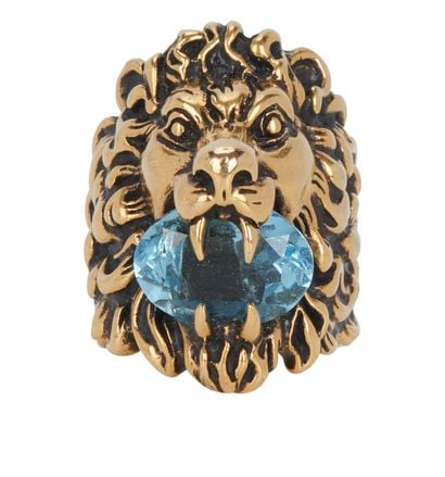 Gucci Lion Head Ring, front view