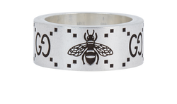 Gucci Bee Ring, Sterling Silver, Sz O, DB/B, 3*