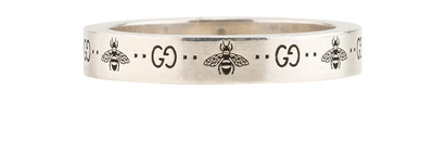 Gucci GG Bee Ring, &pound;110, Jewellery, Silver, Sterling Silver, Front view