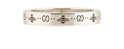 Gucci GG Bee Ring, Sterling Silver, Sz R, DB/B,3*
