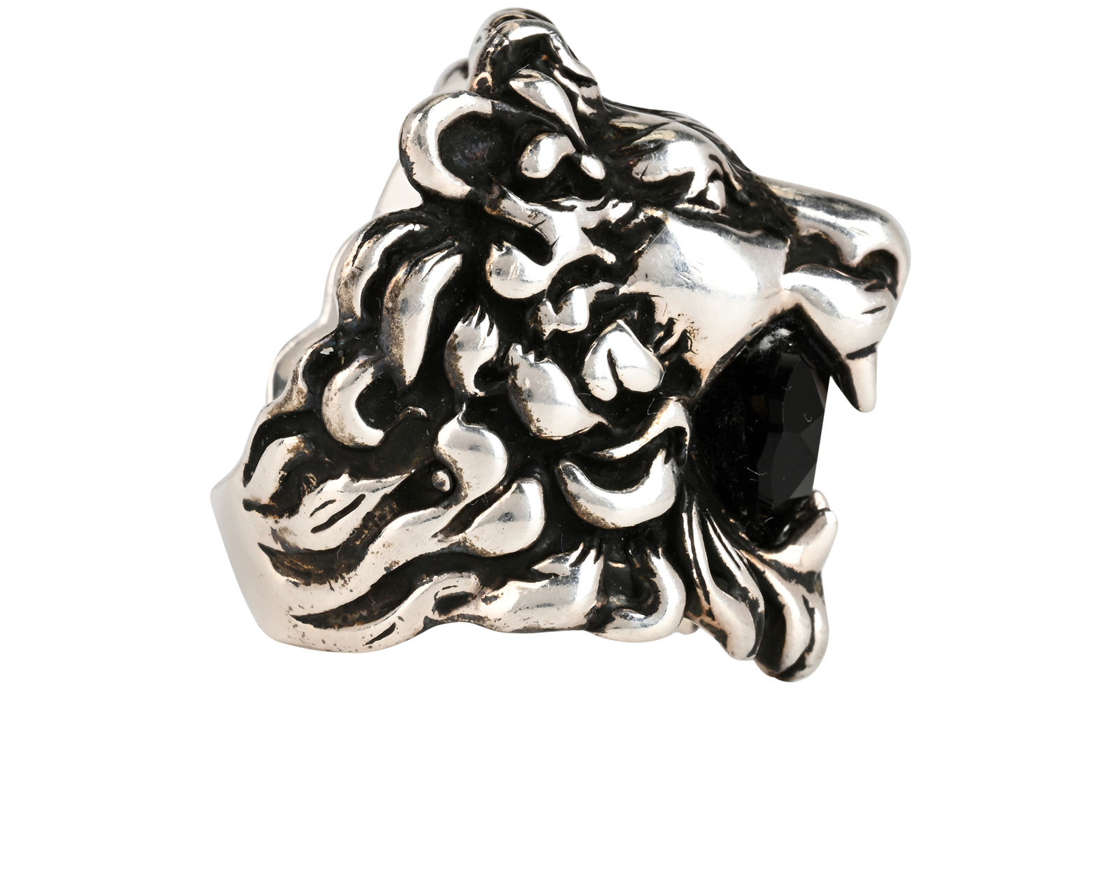 Gucci Lion Ring, &pound;110, Jewellery, Silver, Brass, Side view