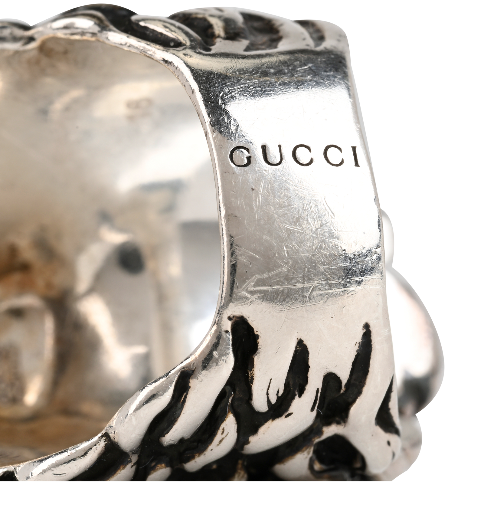 Gucci Lion Ring, &pound;110, Jewellery, Silver, Brass, Other view