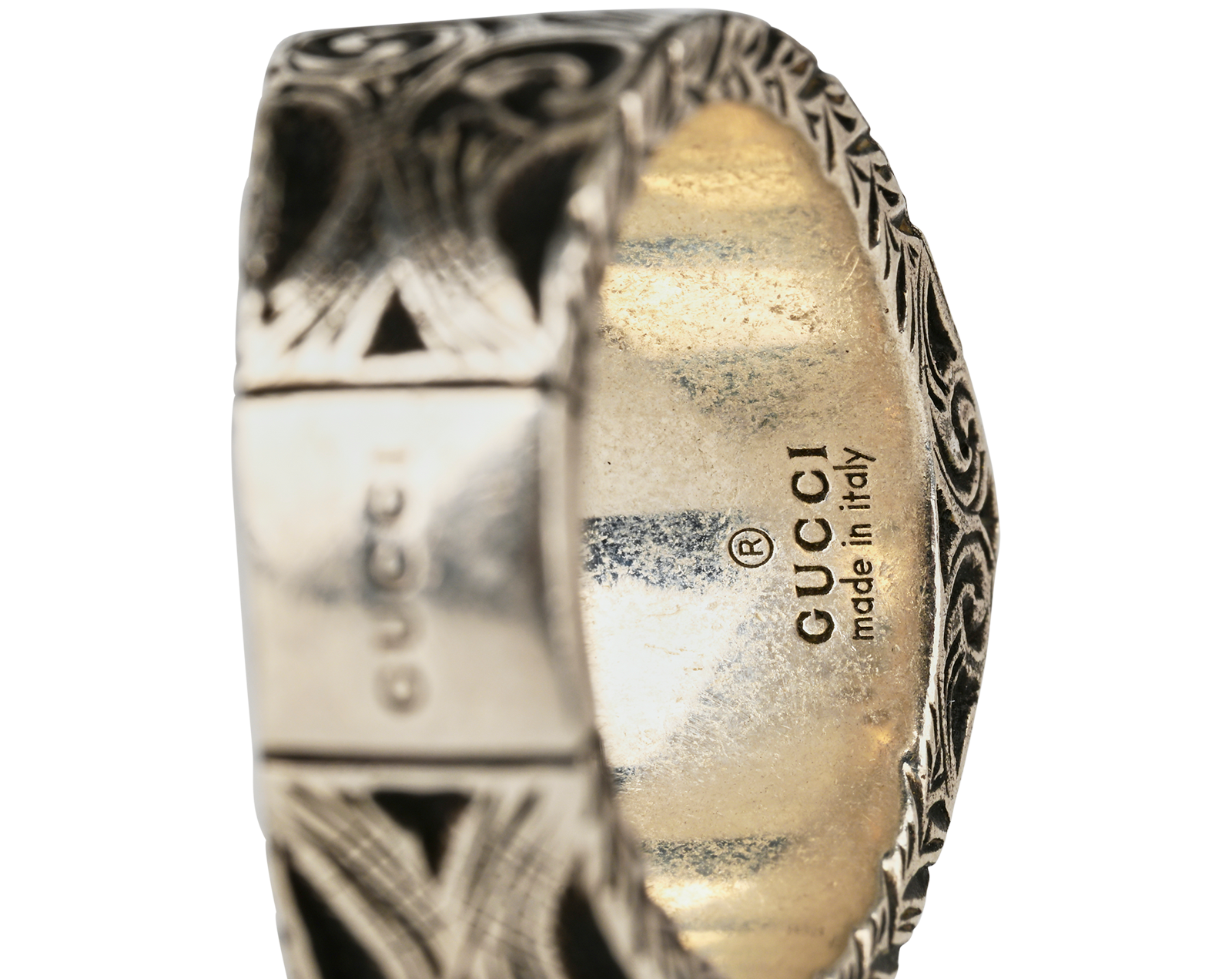 Gucci Heart Ring, &pound;120, Jewellery, Silver, Sterling Silver, Other view