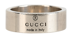 Gucci Wide Band Ring, Sterling Silver 925, Sz X, DB 2*