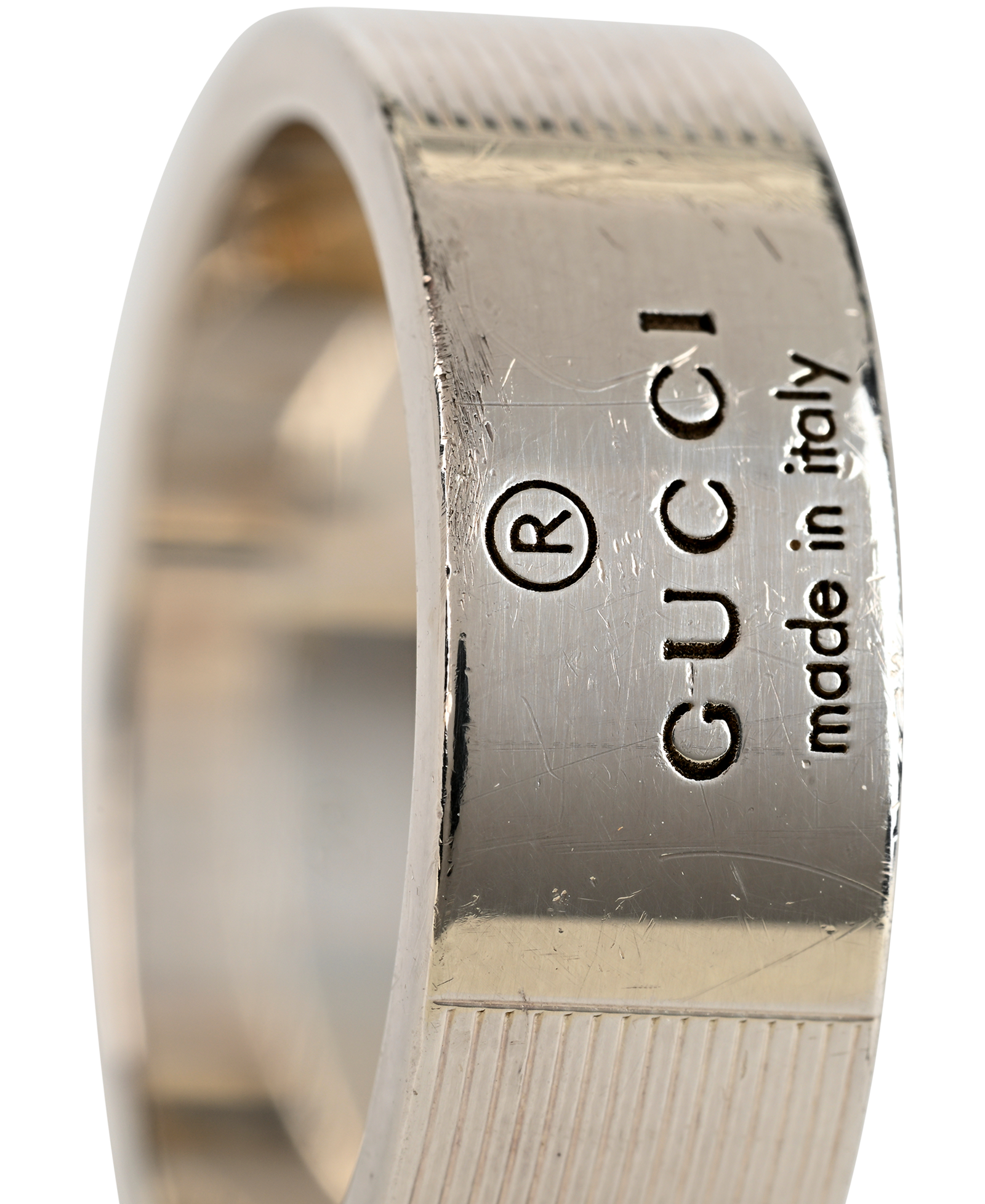 Gucci Wide Band Ring, &pound;90, Jewellery, Silver, Sterling Silver, Other view