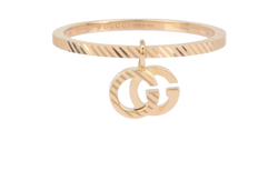 Gucci GG Running Ring, 18K Yellow Gold, Sz J, B/DB, 3*
