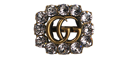 Gucci Marmont Crystal Ring, front view