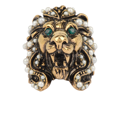 Gucci Lion Head Ring, front view