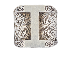 Gucci I Ring, Sterling Silver, Sz Q, DB/B, 3*