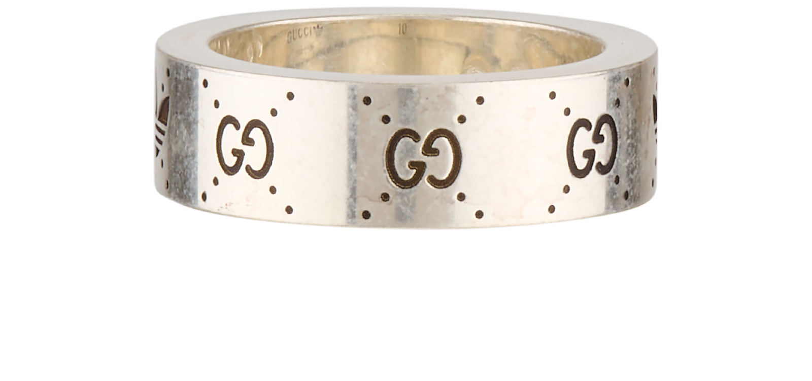 Gucci x Adidas Ring, &pound;110, Jewellery, Silver, Sterling Silver, Bottom view