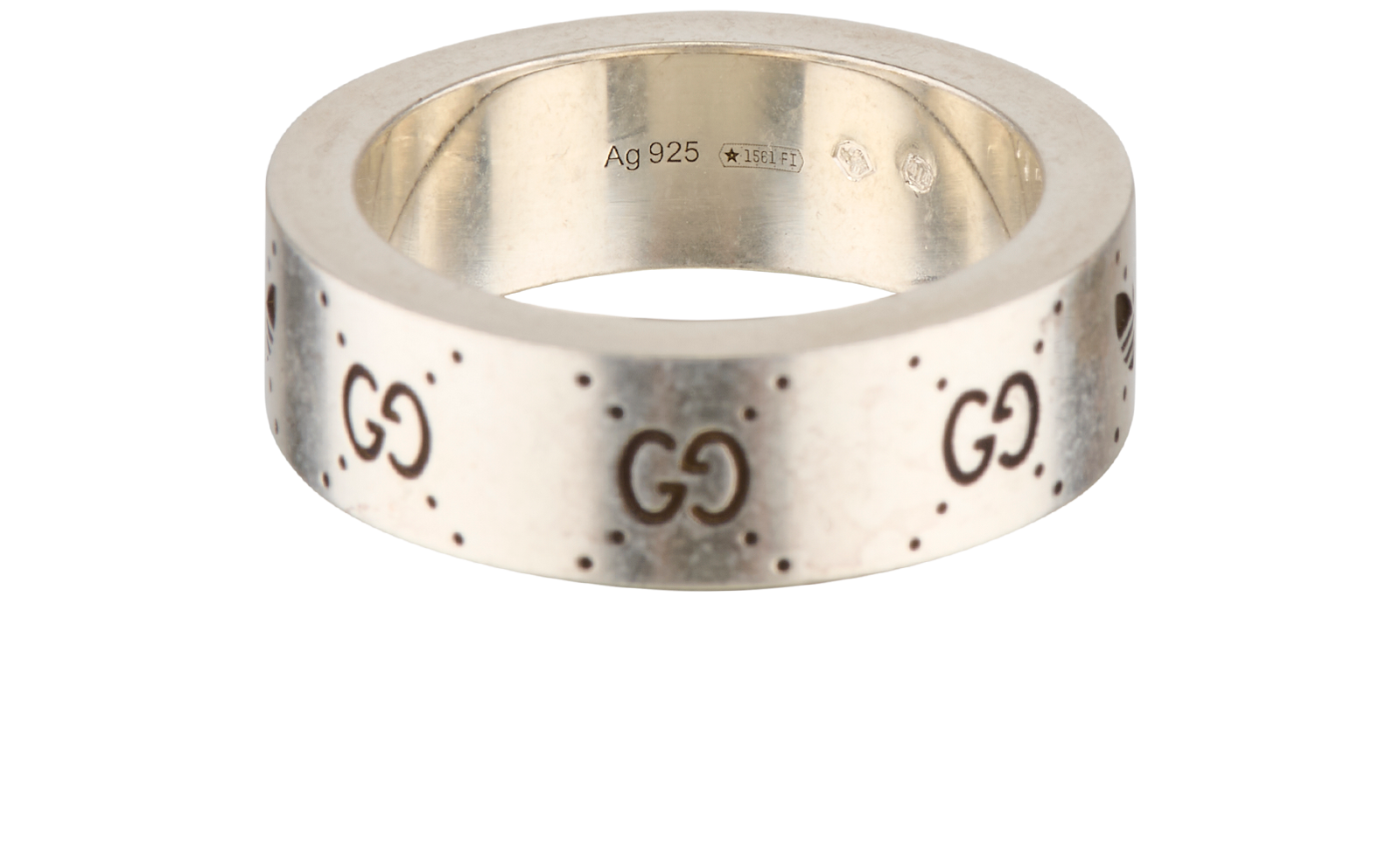 Gucci x Adidas Ring, &pound;110, Jewellery, Silver, Sterling Silver, Other view