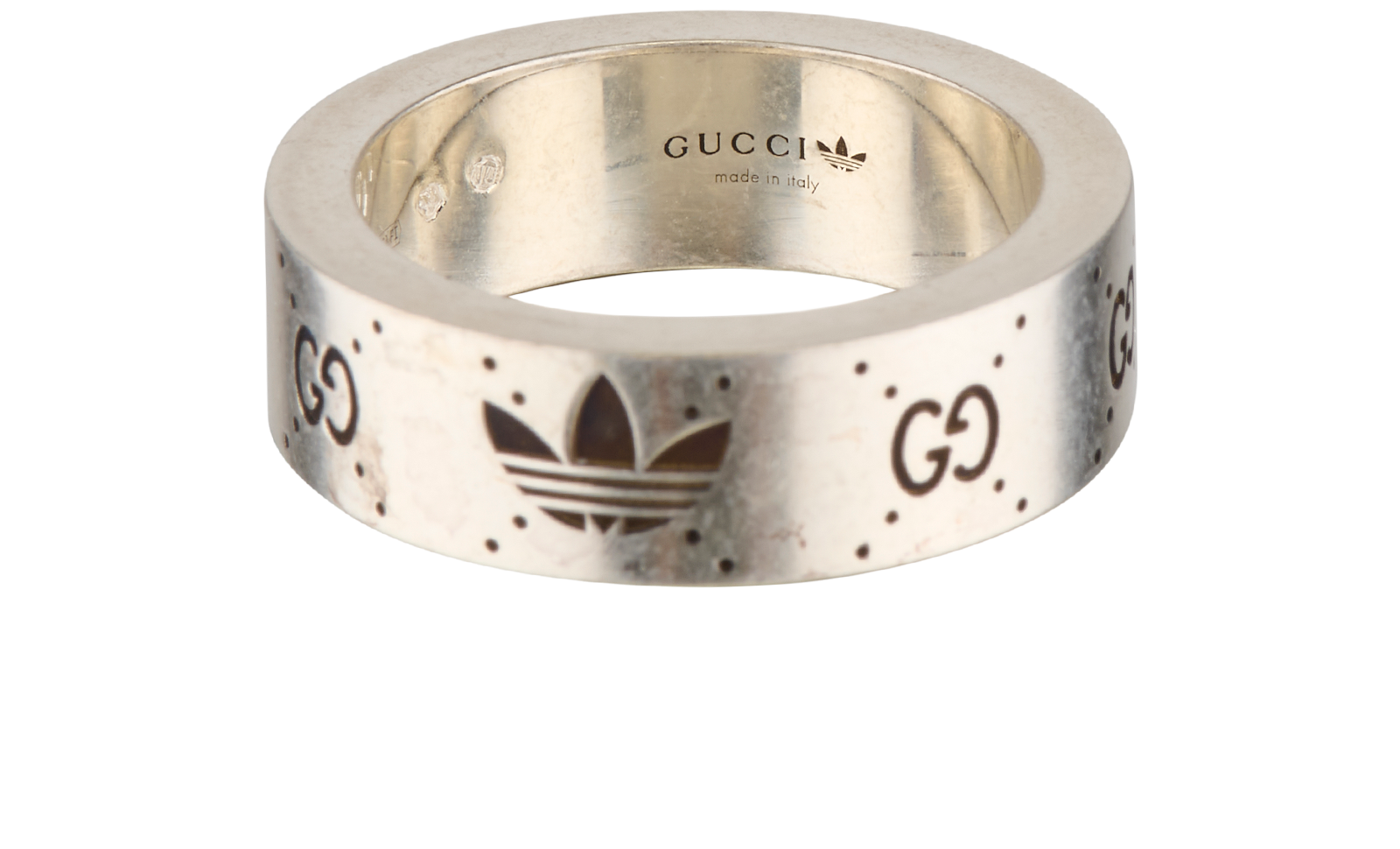 Gucci x Adidas Ring, &pound;110, Jewellery, Silver, Sterling Silver, Other view