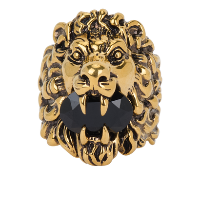Gucci Lion Head Ring, front view