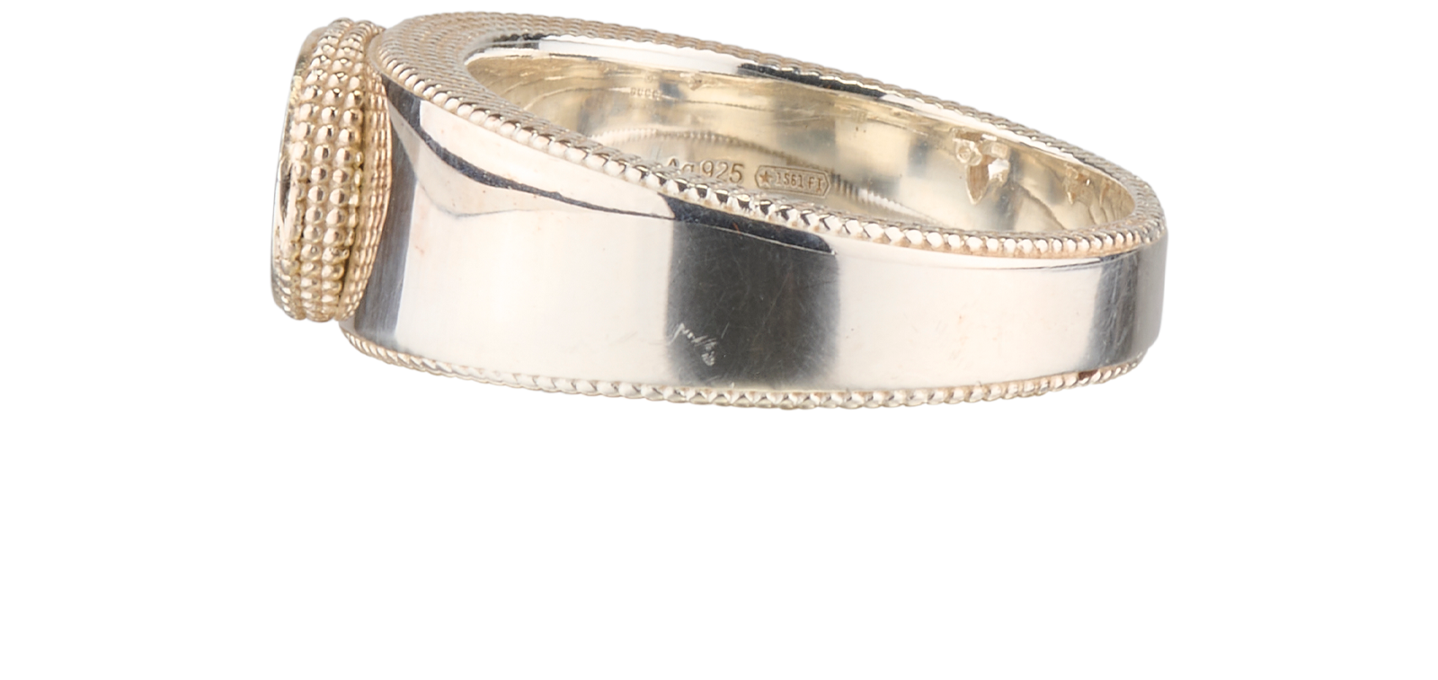 Gucci GG Ring, &pound;110, Jewellery, Silver, Sterling Silver, Bottom view