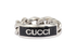 Gucci Logo Chain Rings, front view