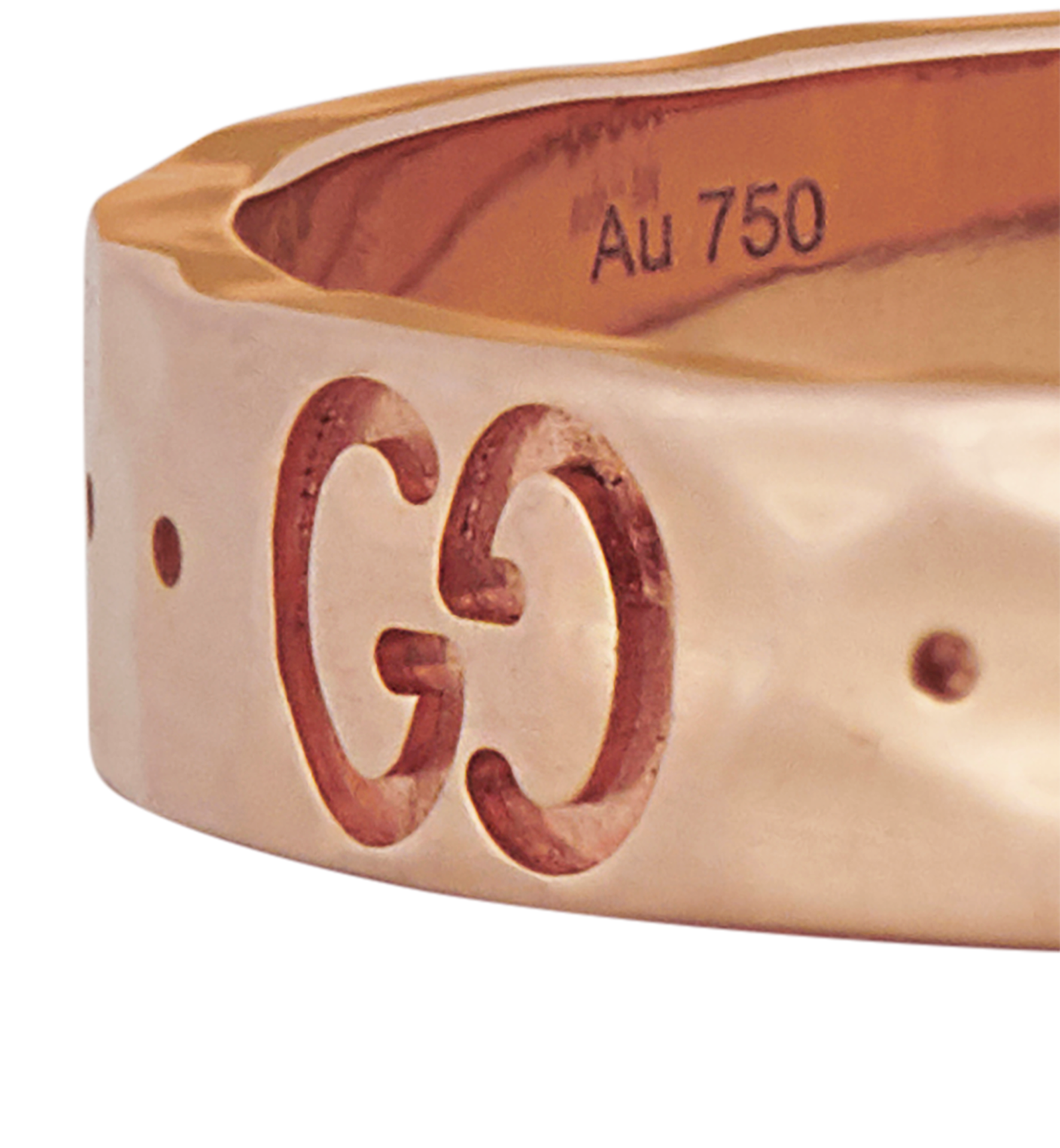 Gucci Icon GG - Engraved Ring, &pound;420, Jewellery, Gold, Yellow Gold, Other view