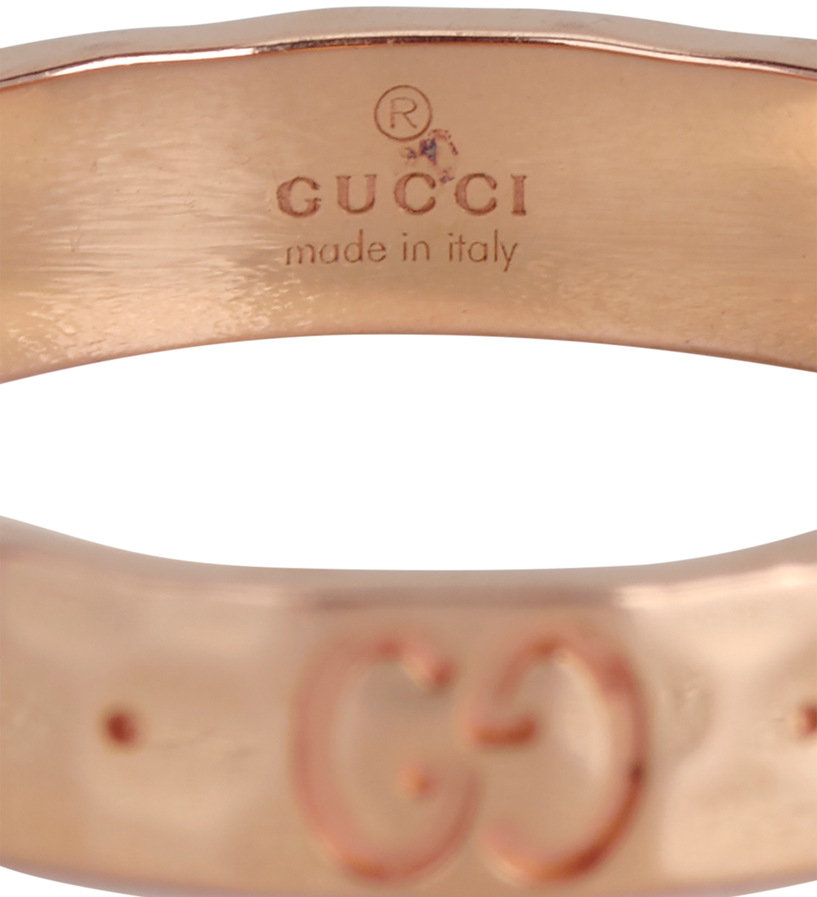 Gucci Icon GG - Engraved Ring, &pound;420, Jewellery, Gold, Yellow Gold, Other view