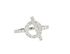 Hermès Finesse Ring, &pound;3,900, Accessories/Jewellery, Silver, White Gold, Front view