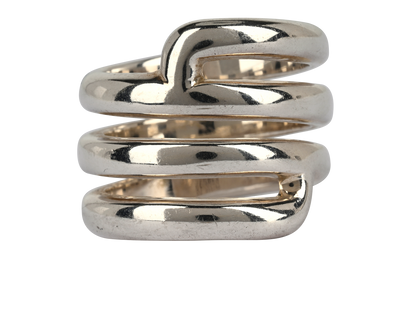 Hermes Spiral Ring, £250, Jewellery, Silver, Sterling Silver, Front view