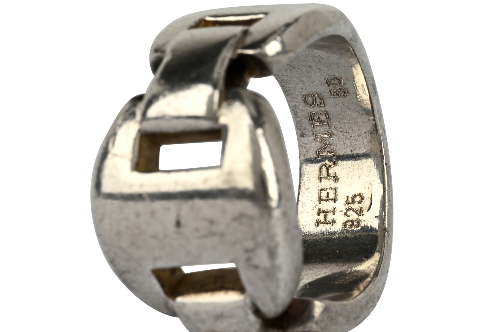 Hermes Vintage Chunky Chain Ring, Rings - Designer Exchange | Buy Sell ...