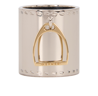 Hermes Horseshoe Scarf Ring, front view