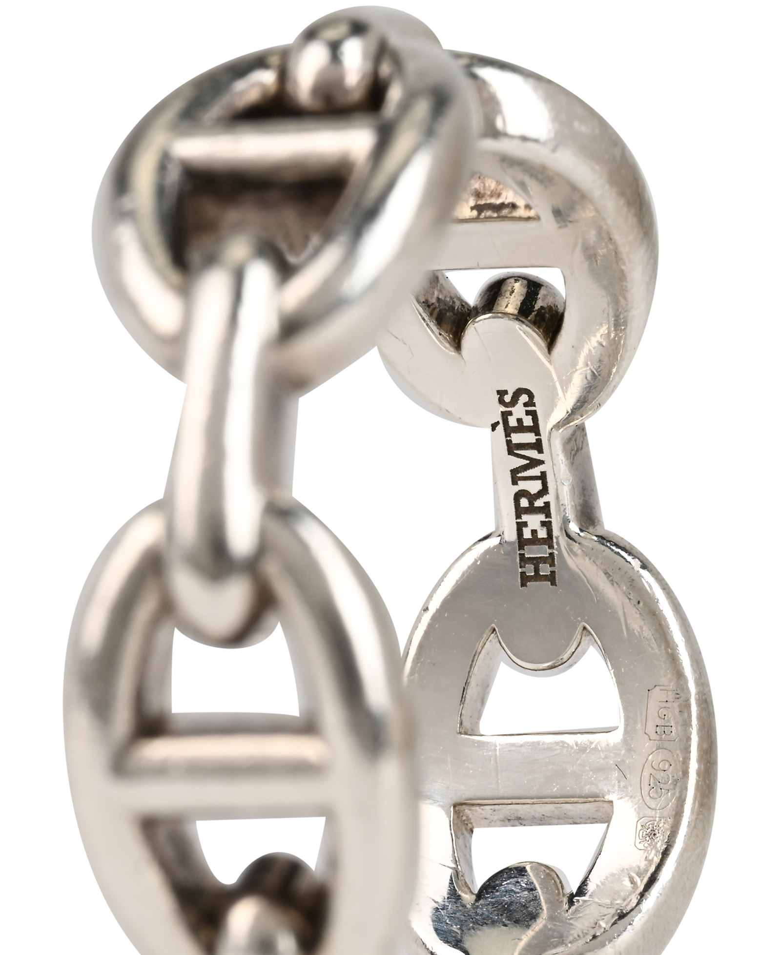 Hermes Chaine D’ancre Ring, &pound;320, Jewellery, Silver, Sterling Silver, Other view