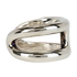 Hermès Osmose Ring, &pound;220, Jewellery, Silver, Silver, Side view