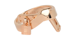 Hermes Kelly Gavroche Ring, 18K Rose Gold, 22W172823, Sz L, B/RCT, 3*