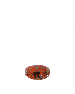 Louis Vuitton Sunset Inclusion Ring, Resin, Orange, M, Pouch, 3*