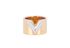 Louis Vuitton V Ring, &pound;110, Jewellery, Gold/Silver, Yellow Gold Plated, Front view