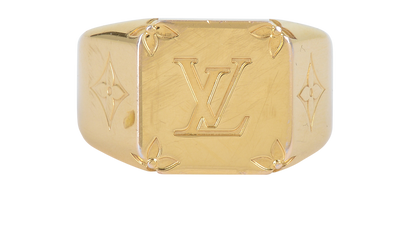 Louis Vuitton Monogram Signet Ring, front view