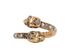 Alexander McQueen Wrap Around Skull Ring, front view