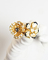 Alexander McQueen Cherry Blossom Two Flower Ring, front view
