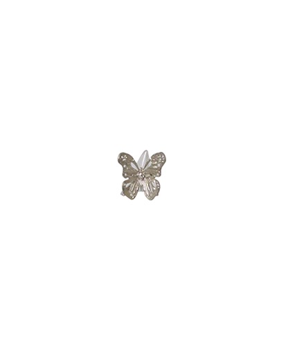 McQueen Metallic Butterfly Ring, front view