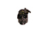 Alexander McQueen Bee Skull Ring, £70, Jewellery, Silver, Gunmetal, Front view