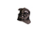 Alexander McQueen Bee Skull Ring, £70, Jewellery, Silver, Gunmetal, Bottom view