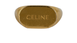 Celine Ring, Brass, Gold, Sz M, 2*