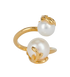 Mulberry Pearls Ring, front view