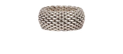 Tiffany & Co Somerset Mesh Ring, front view